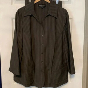 JNY lightweight grey  pantsuit 20W/16W